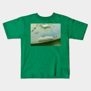 Caterpillar on a Lilypad Kids T-Shirt